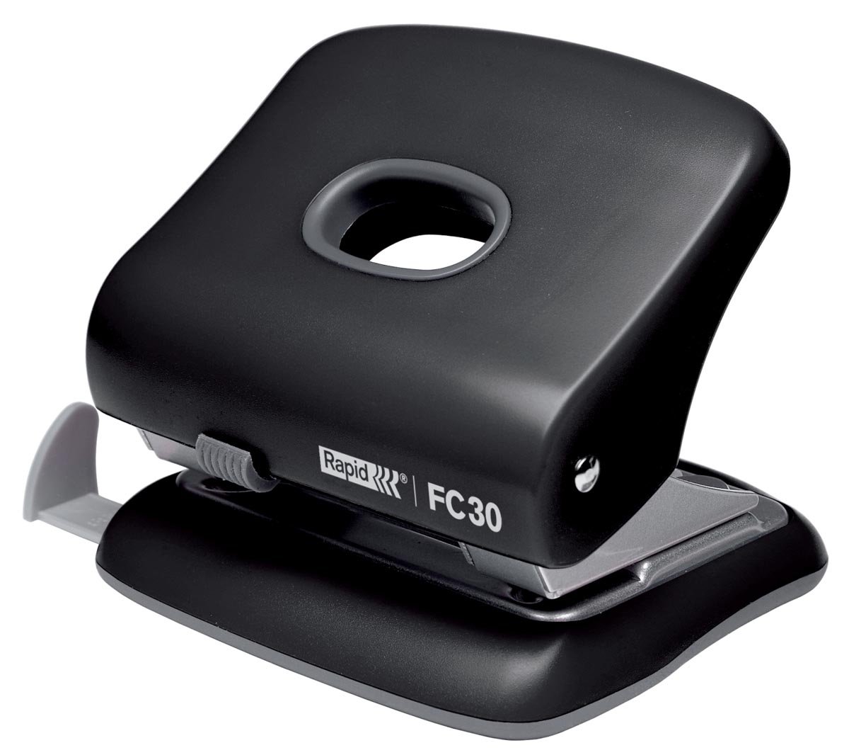 Rapid Fashion bureau perforator FC30, 2 gaats, 30 vel, zwart afbeelding