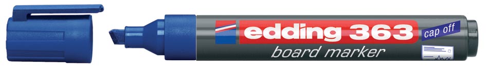 Edding witbordstiften e-363 blauw afbeelding