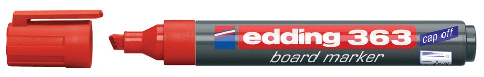 Edding witbordstiften e-363 rood