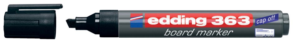 Edding witbordstiften e-363 zwart afbeelding