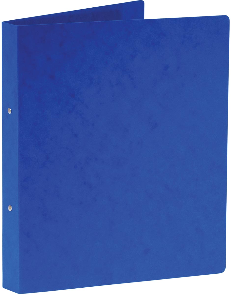 Bronyl ringmap, voor ft A4, uit glanskarton, 2 ringen van 25 mm, blauw afbeelding