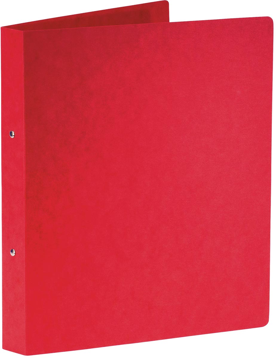 Bronyl ringmap, voor ft A4, uit glanskarton, 2 ringen van 25 mm, rood Bronyl ringmap, voor ft A4, uit glanskarton, 2 ringen van 25 mm, rood
