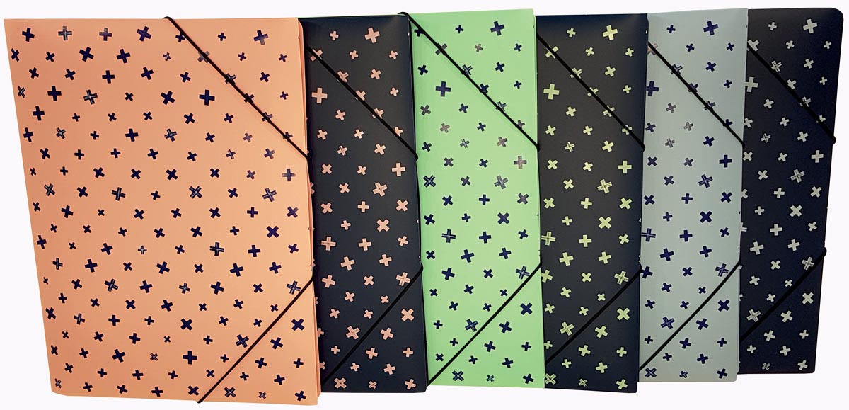 Bronyl Elastomap Met 3 Kleppen En Elastiek Voor Ft A4 Geassorteerde Pastel Kleuren huismerk kopen in de aanbieding Bronyl Elastomap Met 3 Kleppen En Elastiek Voor Ft A4 Geassorteerde Pastel Kleuren huismerk kopen in de aanbieding