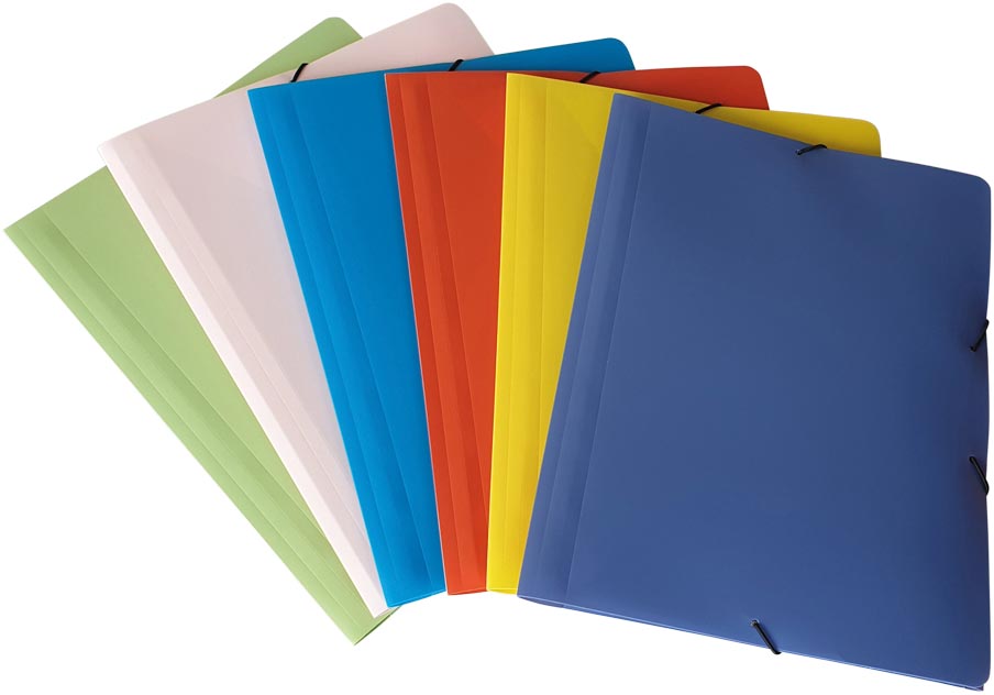 Bronyl Sorbet elastomap ft A5, uit PP, assorti afbeelding