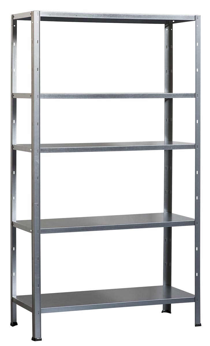 Avasco rek Clicker 85, ft 173 x 90 x 40 cm, 5 legborden, gegalvaniseerd