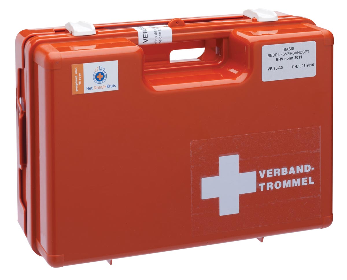 Basis bedrijfsverbandset volgens richtlijnen Oranje Kruis