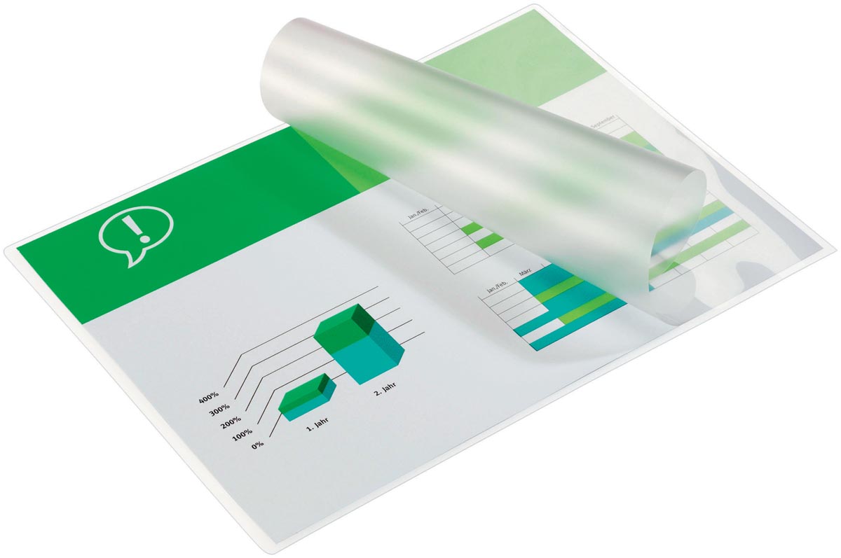 GBC Document lamineerhoes ft A6, 250 micron (2 x 125 micron), pak van 100 stuks afbeelding