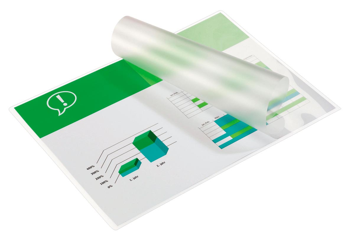 GBC Document lamineerhoes ft A5, 150 micron (2 x 75 micron), pak van 100 stuks afbeelding