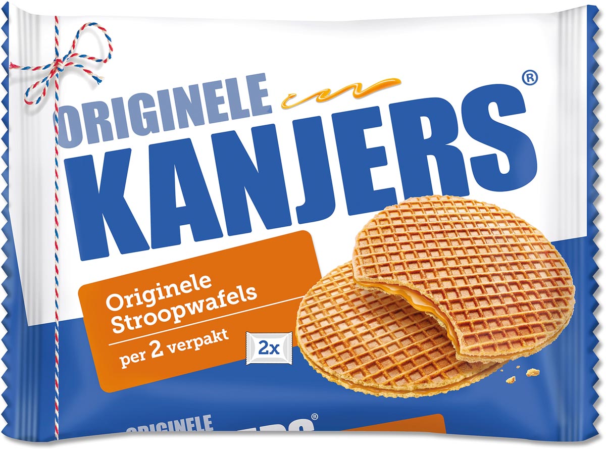 Kanjers stroopwafels, per 2 verpakt, 2 x 40 g