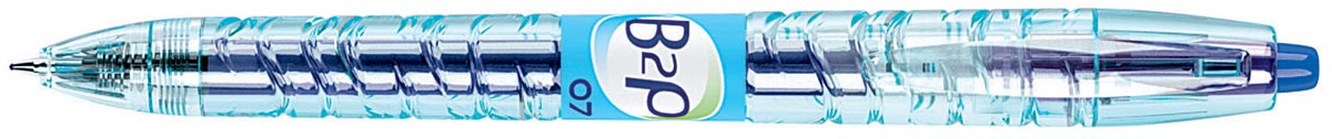 Pilot B2P gelroller, intrekbaar, medium punt, 0,4 mm, blauw afbeelding
