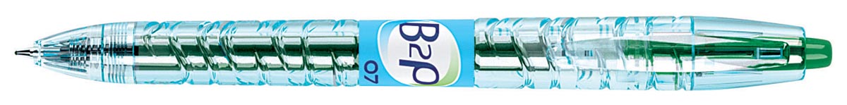 Pilot B2P gelroller, intrekbaar, medium punt, 0,4 mm, groen afbeelding