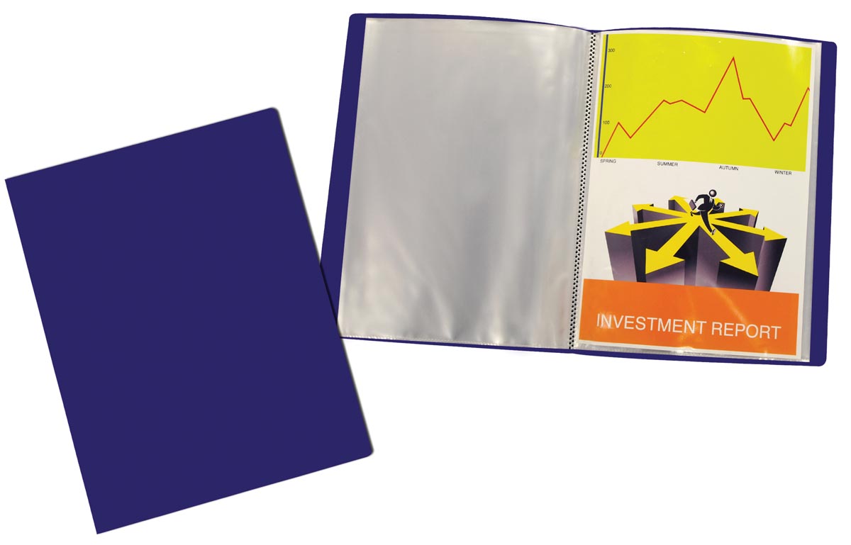 5 Star Showalbum Ft A4 20 Tassen Blauw huismerk kopen in de aanbieding