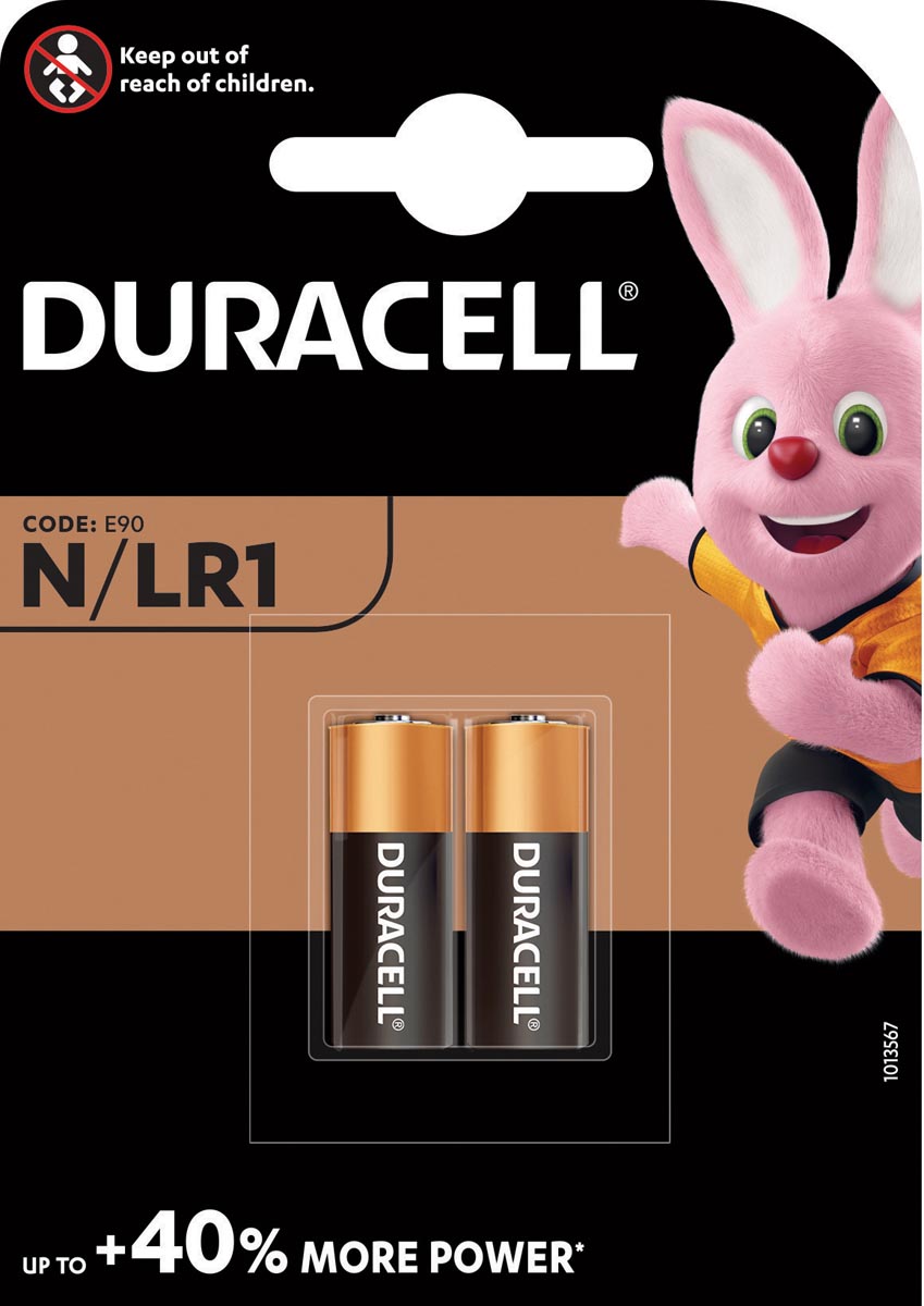 Duracell batterijen Security MN9100, blister van 2 stuks afbeelding