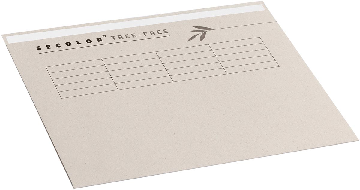 Jalema dossieromslag Secolor Tree-Free voor ft folio (22,5 x 34,8 cm) met tabrand, beige Jalema dossieromslag Secolor Tree-Free voor ft folio (22,5 x 34,8 cm) met tabrand, beige