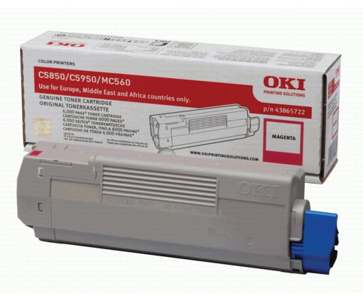 Oki Toner magenta - 6000 pagina's - 43865722