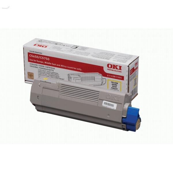 Oki Toner geel - 2000 pagina's - 43872305