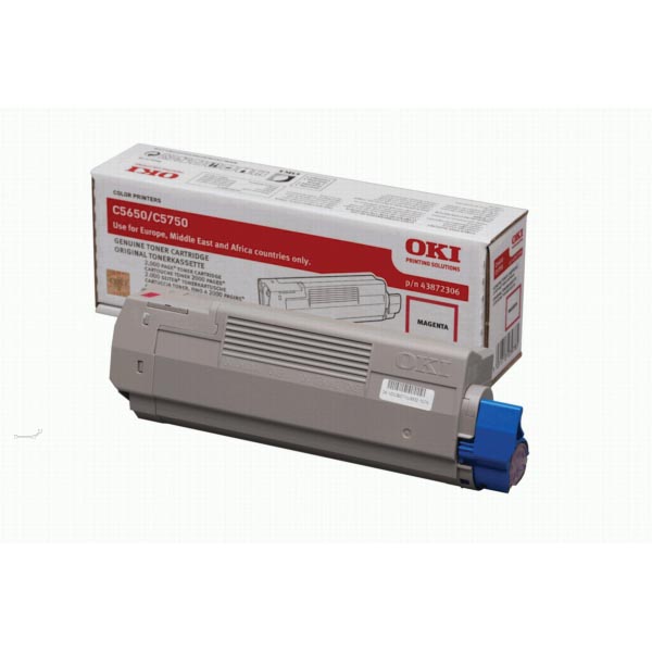 Oki Toner magenta - 2000 pagina's - 43872306
