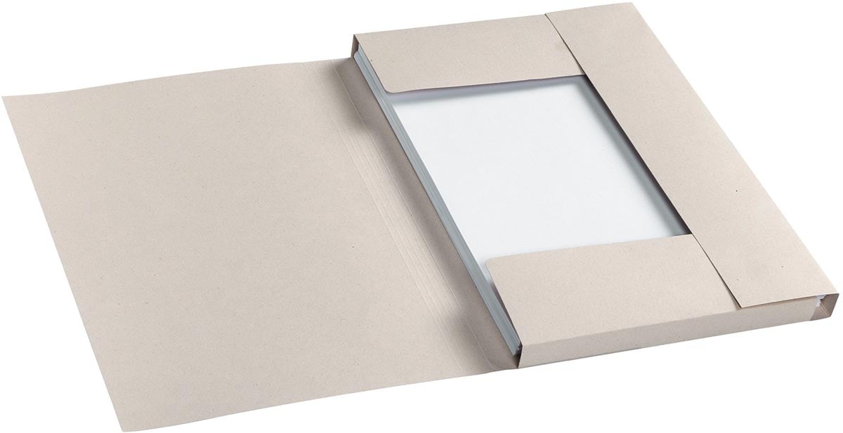 Jalema dossiermap Secolor Tree-Free voor ft A4 uit karton, beige Jalema dossiermap Secolor Tree-Free voor ft A4 uit karton, beige