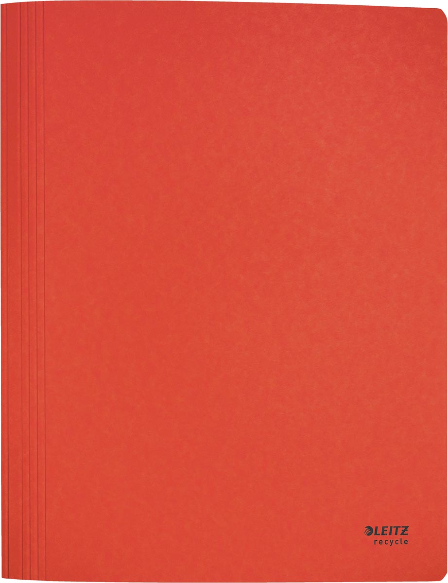 Leitz snelhechtmap, ft A4, 100 % gerecycleerde karton, rood