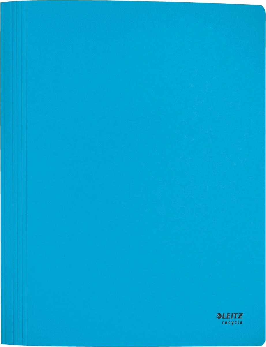 Leitz snelhechtmap, ft A4, 100 % gerecycleerde karton, blauw