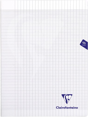 Clairefontaine schrift Mimesys voor ft A4+, 96 bladzijden, kaft in PP, seyès, transparant