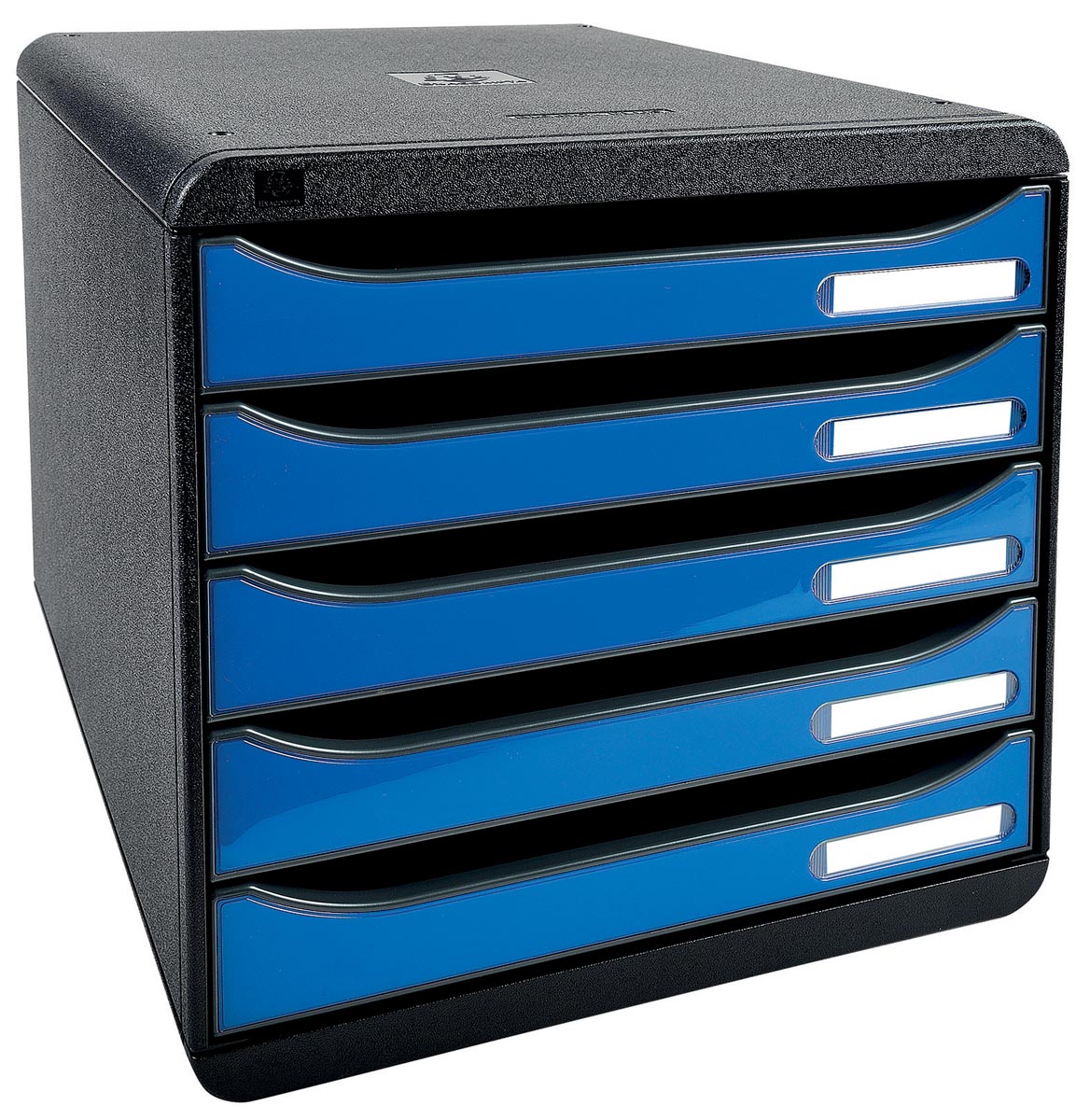 Exacompta ladenblok Iderama Big Box+ zwart/ijsblauw