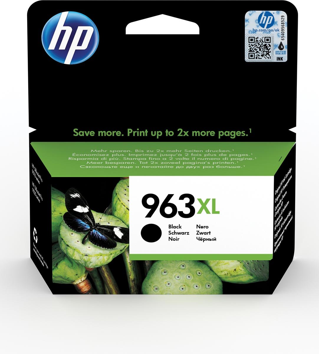 HP inktcartridge 963XL, 2.000 pagina&apos;s, OEM 3JA30AE, zwart afbeelding