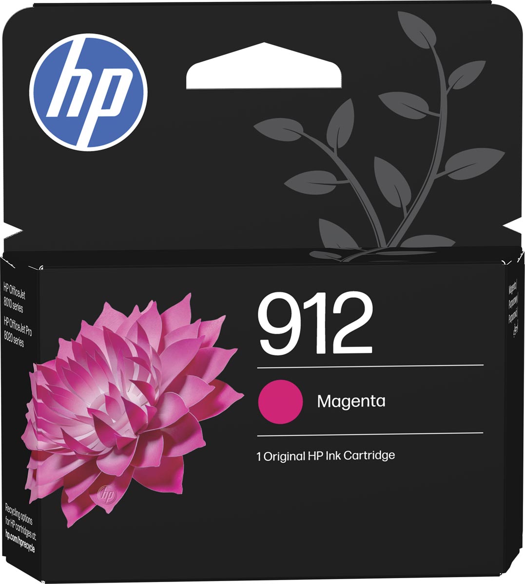 HP inktcartridge 912, 315 pagina's, OEM 3YL78AE, magenta