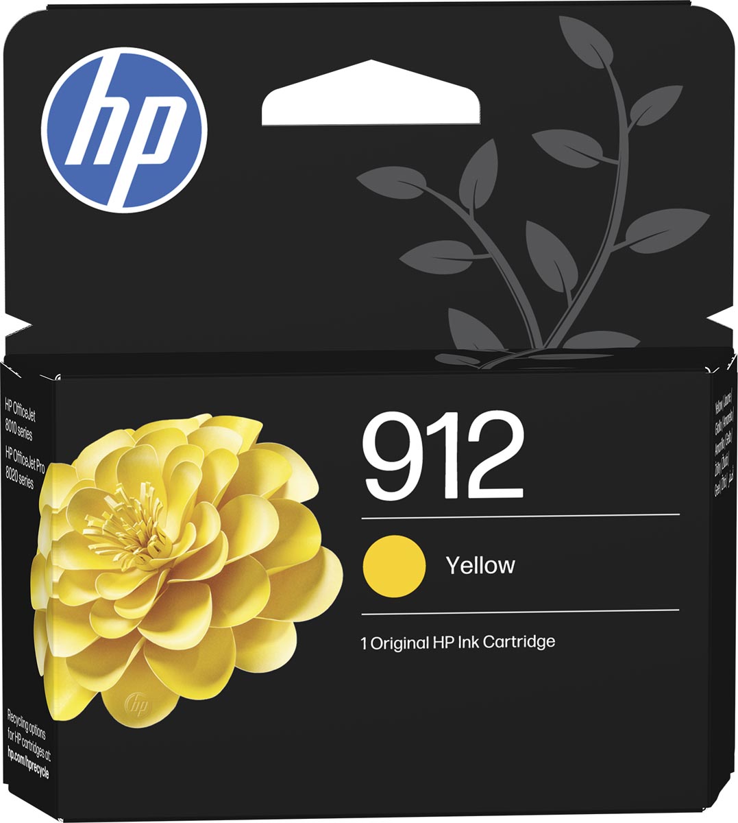 HP inktcartridge 912, 315 pagina's, OEM 3YL79AE, geel