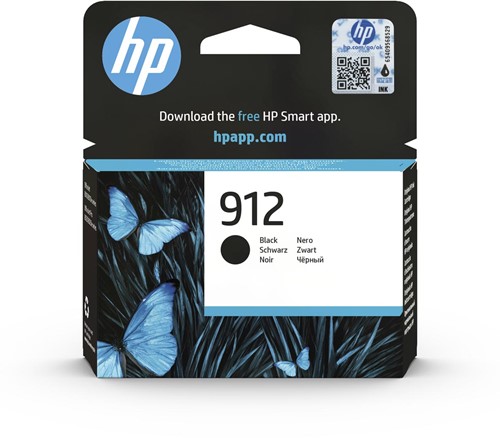 HP inktcartridge 912, 300 pagina's, OEM 3YL80AE, zwart