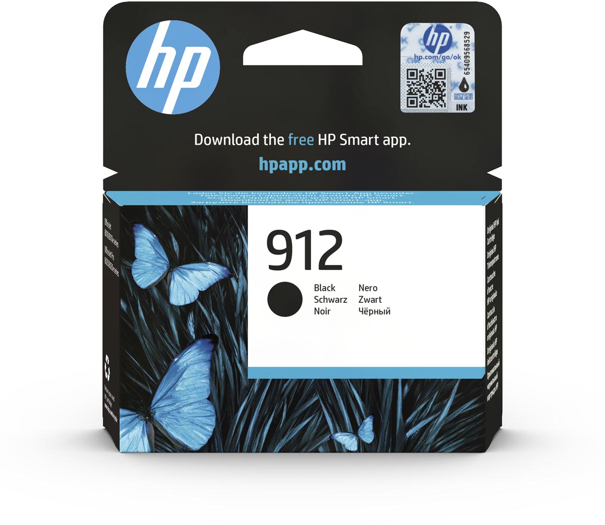 HP inktcartridge 912, 300 pagina&apos;s, OEM 3YL80AE, zwart afbeelding