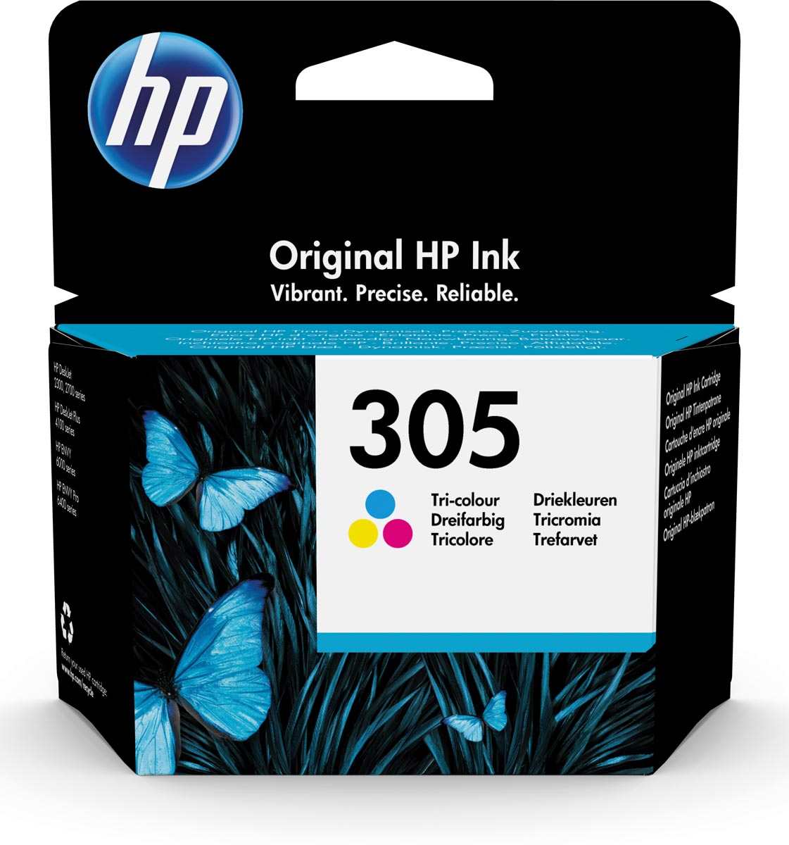 HP inktcartridge 305, 100 pagina&apos;s, OEM 3YM60AE, 3 kleuren afbeelding