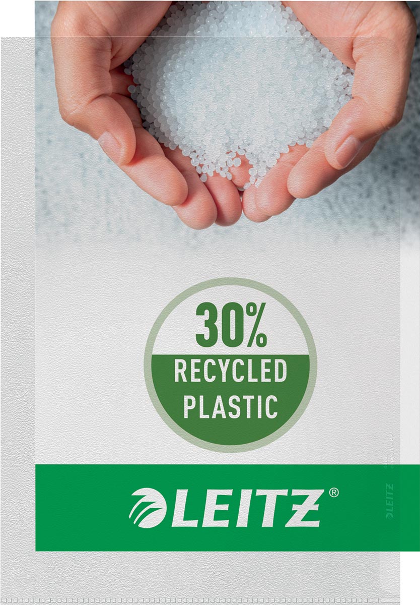 Leitz Kwaliteitszichtmap A4, 30% gerecycleerd plastic