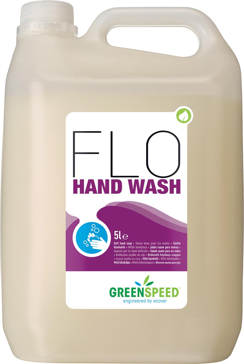Greenspeed handzeep Flo, voor frequent gebruik, bloemenparfum, flacon van 5 liter afbeelding
