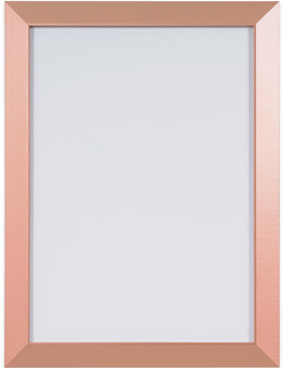 Bi-Office Kamashi whitebord met koperkleurige omlijsting, ft 60 x 45 cm