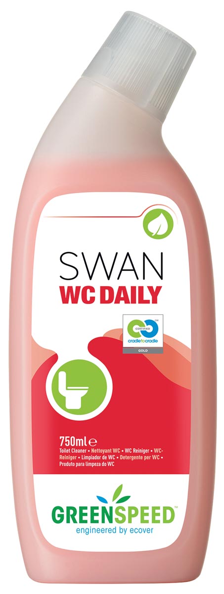 Greenspeed toiletreiniger Swan WC Daily, dennenfris, flacon van 750 ml afbeelding