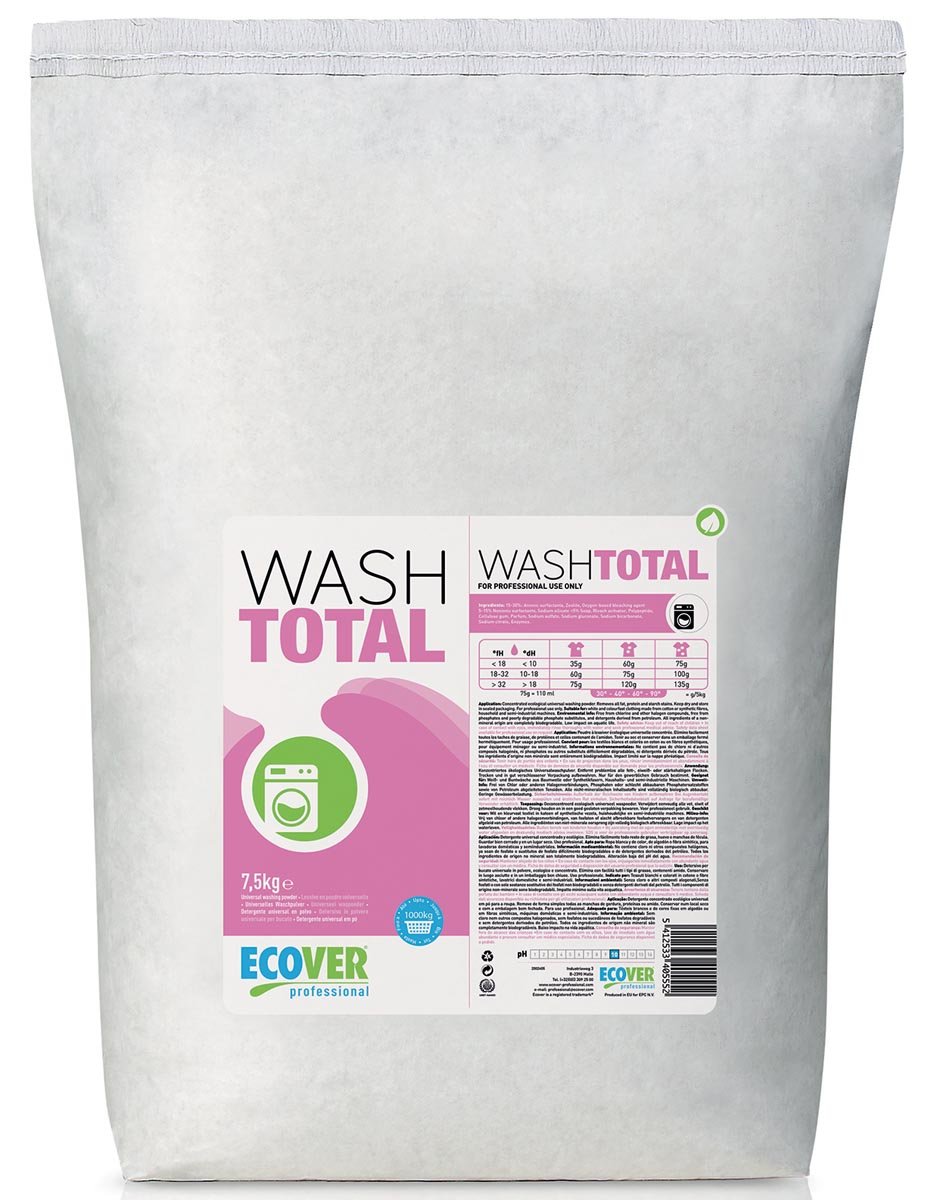 Ecover Waspoeder Wash Total 214 Wasbeurten Zak Van 75 Kg huismerk kopen in de aanbieding