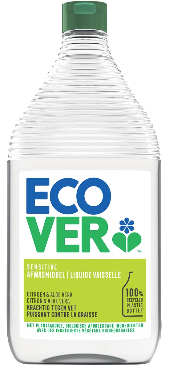 Ecover handafwasmiddel, fles van 1 l, lemon