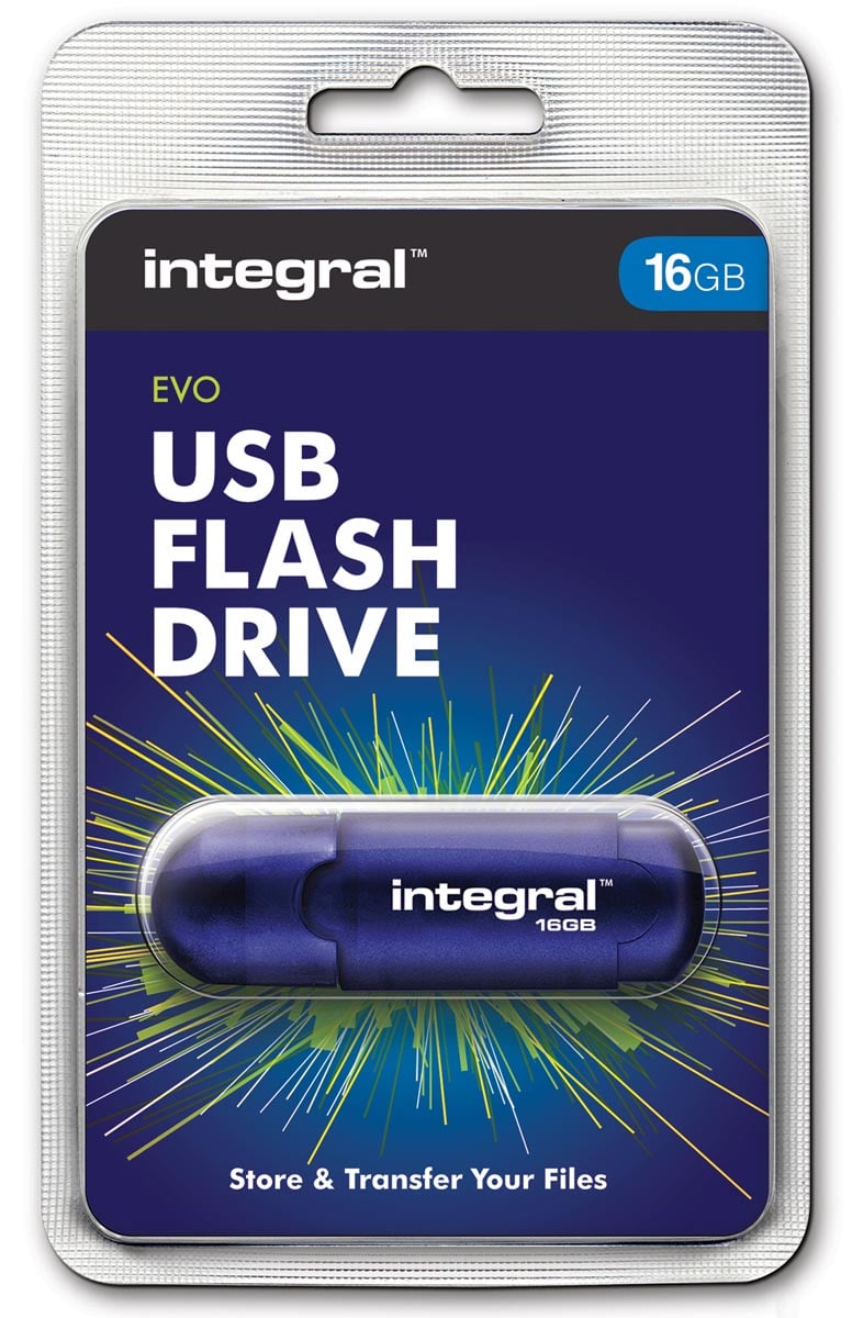 Integral Evo USB 2.0 stick, 16 GB afbeelding
