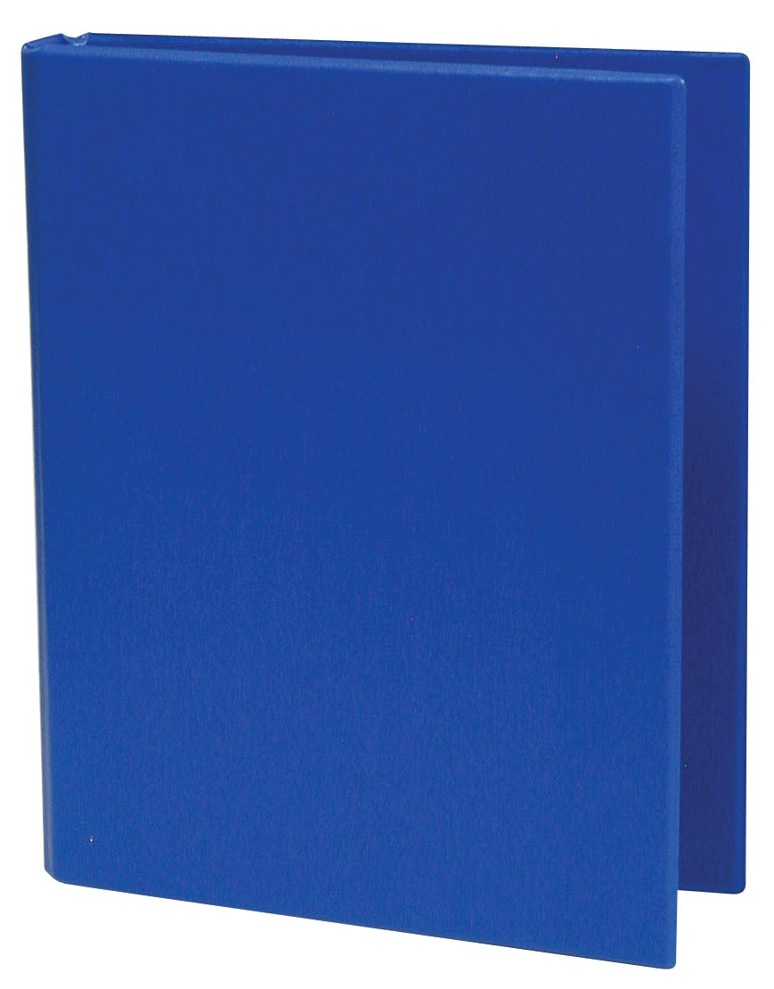 Ringmap, ft A5, 2 ringen van 25 mm, blauw afbeelding
