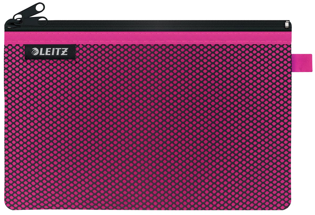 Leitz WOW Etui, L, 2 vakken, roze afbeelding