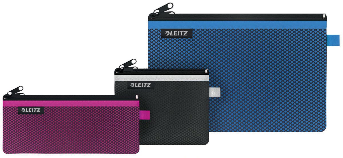 Leitz WOW Reisetui Cosmetica, geassorteerde kleuren, 3 stuks Leitz WOW Reisetui Cosmetica, geassorteerde kleuren, 3 stuks