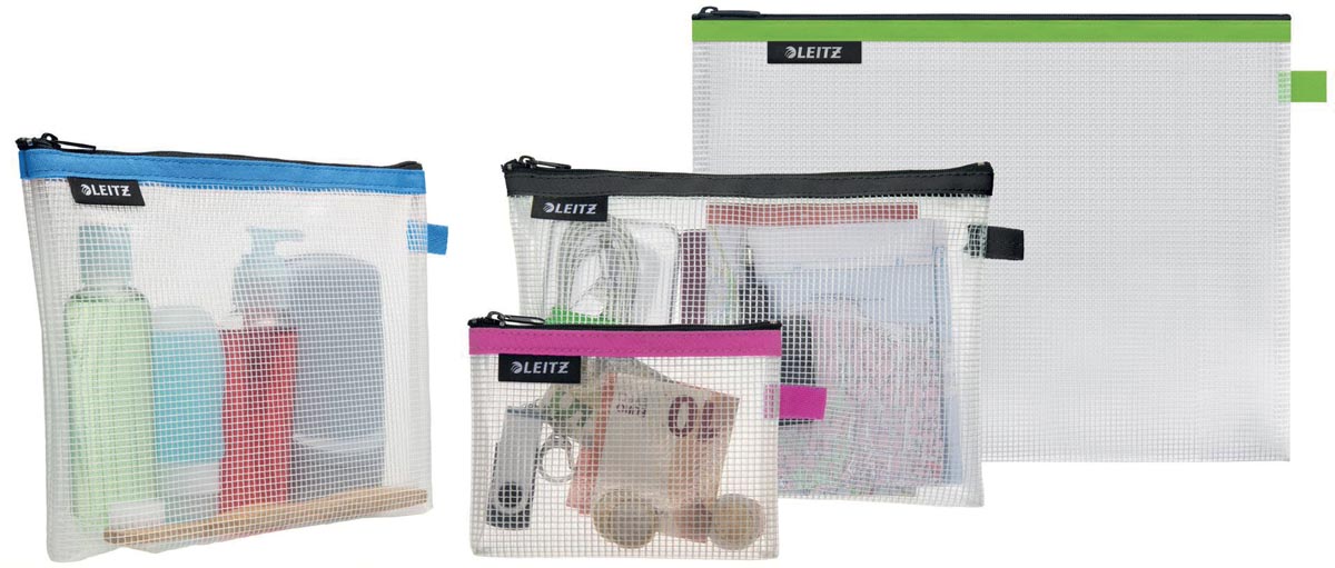 Leitz WOW Reisetui Cosmetica, geassorteerde kleuren, 4 stuks