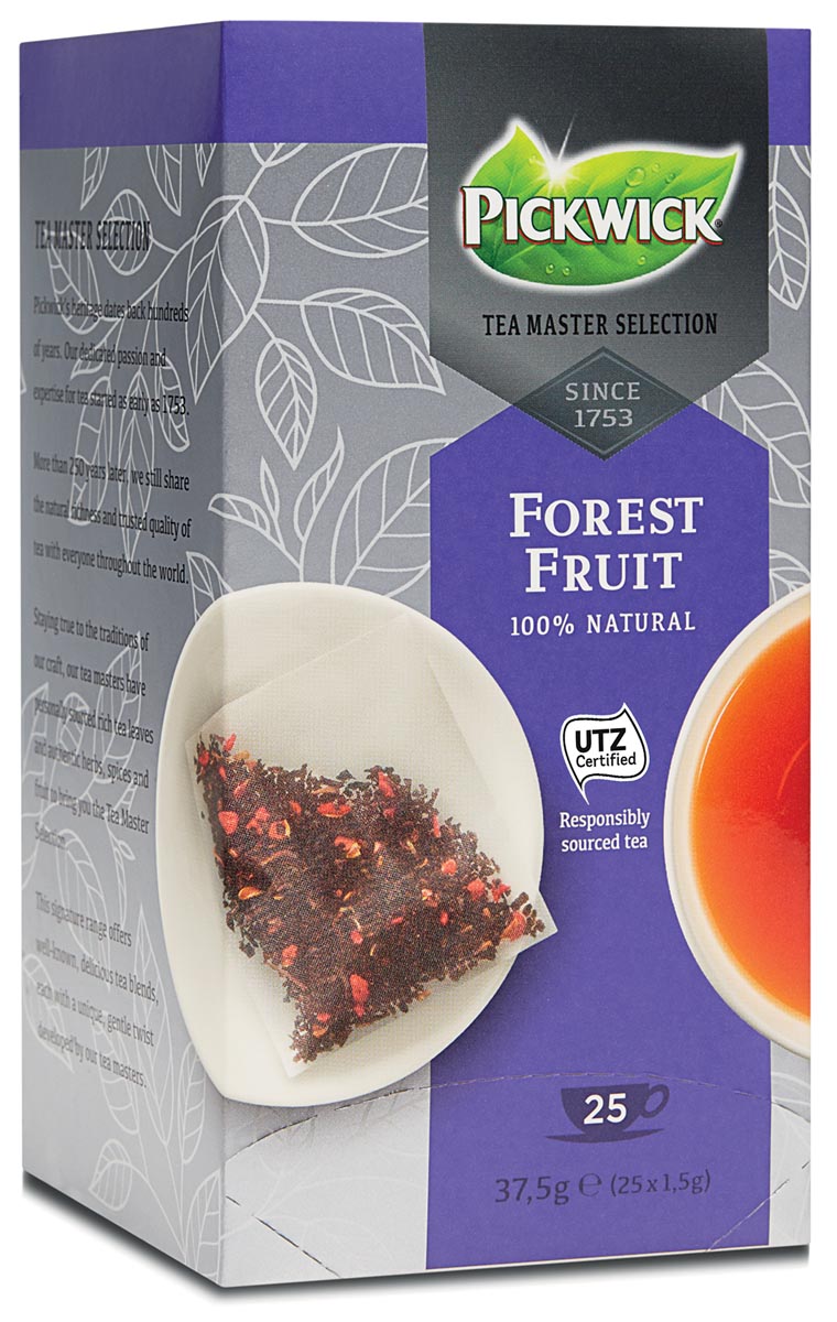 Pickwick Tea Master Selection, bosvruchten, pak van 25 stuks