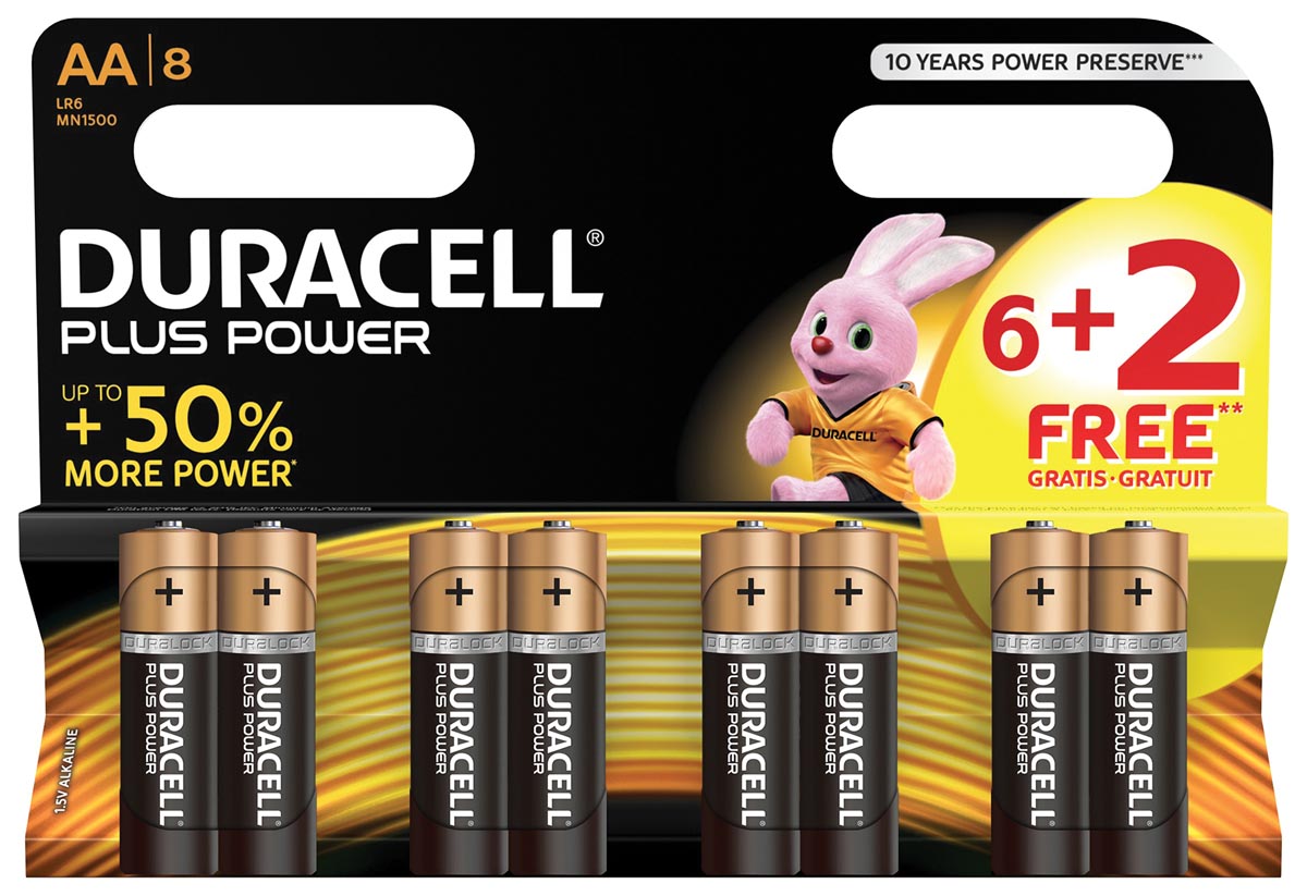 Duracell Batterijen Plus Power Aa Blister Van 62 huismerk kopen in de aanbieding Duracell Batterijen Plus Power Aa Blister Van 62 huismerk kopen in de aanbieding