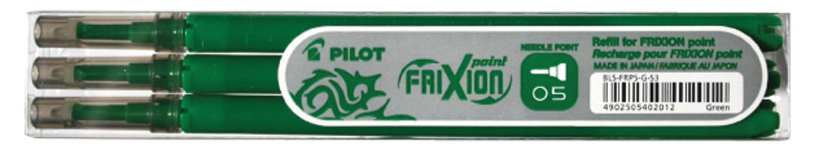 Pilot Vullingen voor Frixion Point groen