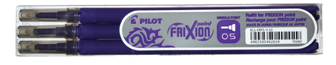 Pilot Vullingen voor Frixion Point paars