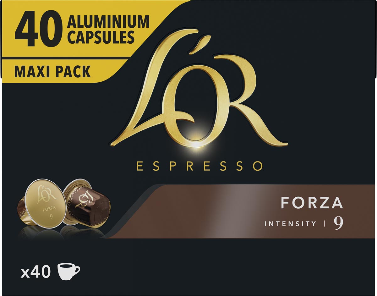 L'OR Espresso Forza Nespresso Koffiecups 40 capsules