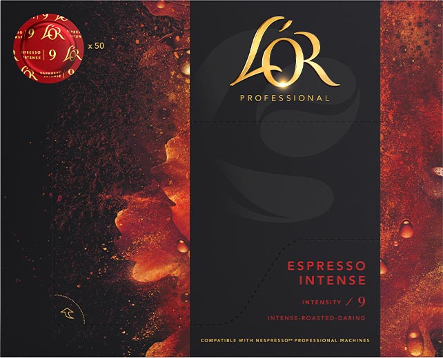 Douwe Egberts L&apos;or professional discs Intensity 9, Espresso Intense, pak van 50 discs afbeelding