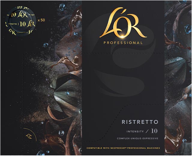 Douwe Egberts L&apos;or professional discs Intensity 10, Ristretto, pak van 50 discs afbeelding